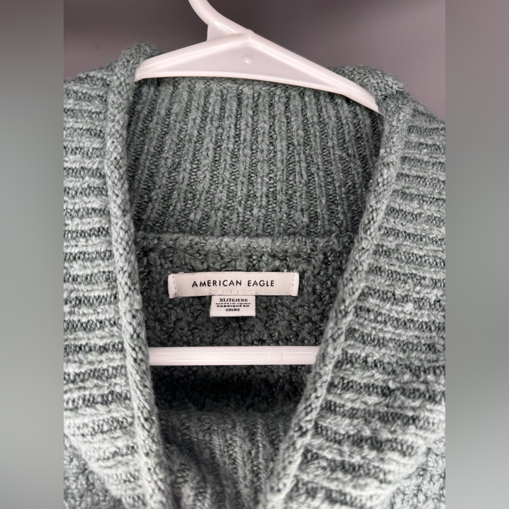 American Eagle Outfitters Green Turtleneck Sweater - Picture 4 of 6